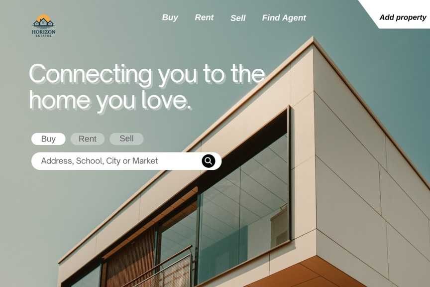 Horizon Estates real estate website